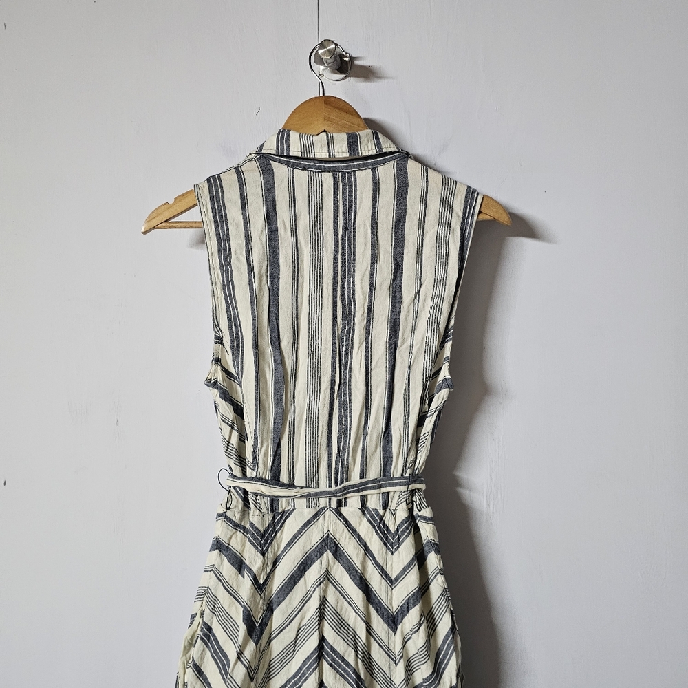 Maeve Coastel Maxi Long Button Down Sleeveless Collard Dress Womens Size Small - Picture 10 of 12